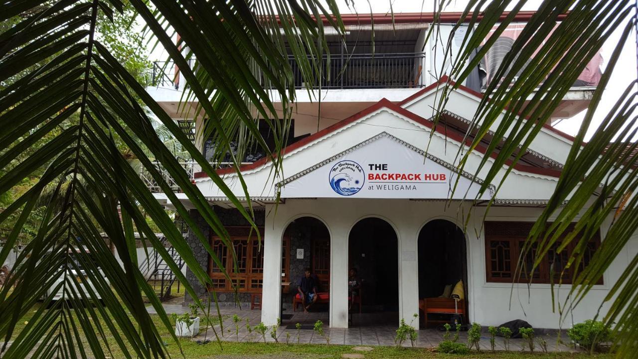 The Backpack Hub At Weligama Vandrehjem Eksteriør billede